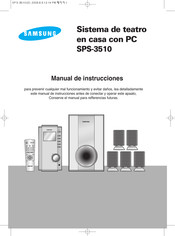 Samsung SPS-3510 Manual De Instrucciones