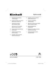 EINHELL 43.405.58 Manual De Instrucciones Original