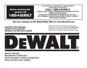 DeWalt DW746 Manual De Instrucciones
