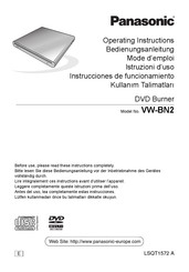 Panasonic VW-BN2 Instrucciones De Funcionamiento