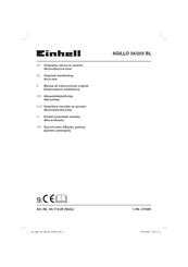 EINHELL AGILLO 36/255 BL Manual De Instrucciones
