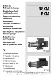 SPERONI RSXM Instrucciones De Uso