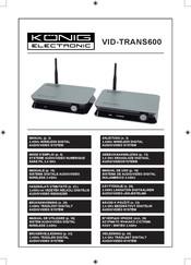 König Electronic VID-TRANS600 Manual De Uso