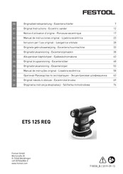 Festool ETS 125 REQ Manual De Instrucciones Original