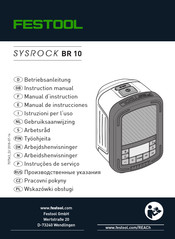 Festool SYSROCK BR 10 Manual De Instrucciones