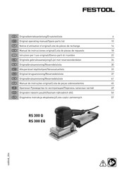 Festool RS 300 EQ Manual De Instrucciones Original