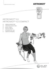 DJO Global ARTROMOT-E2 Manual De Instrucciones