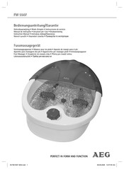 AEG FM 5507 Instrucciones De Servicio