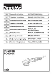 Makita PO6000C Manual De Instrucciones