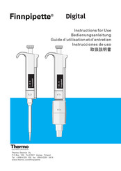 Thermo Finnpipette 1.00 Instrucciones De Uso