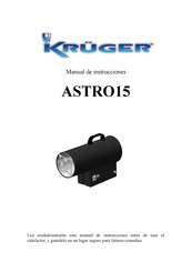 Kruger Astro 15 Manual De Instrucciones