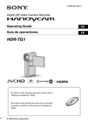 Sony Handycam HDR-TG1 Guía De Operaciónes