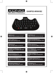 König Electronic GAMPS3-MINIKB2 Manual De Uso