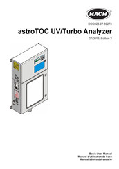 Hach astroTOC UV/Turbo Analyzer Manual Básico Del Usuario