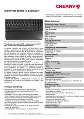 Cherry MX BOARD 1.0 BACKLIGHT Instrucciones De Uso