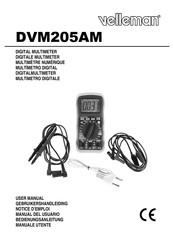 Velleman DVM205AM Manual Del Usuario