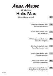 Aqua Medic HELIX MAX Manual De Instrucciones