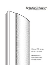 Definitive Technology Mythos XTR-50 Manual Del Usuario