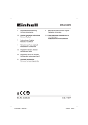 EINHELL IHS 2000/2 Manual De Instrucciones