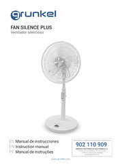 Grunkel FAN SILENCE PLUS Manual De Instrucciones