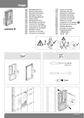 hager univers N Instrucciones De Montaje