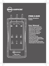 Beha-Amprobe PRM-5-EUR Manual De Usuario