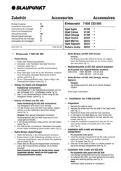 Blaupunkt 7 608 233 600 Instrucciones De Montaje