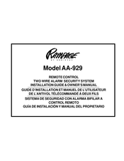 Rampage AA-929 Manual Del Propietário