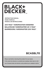 Black+Decker YARDMASTER Manual De Instrucciones