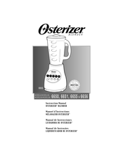 Osterizer 6650 Manual De Instrucciones