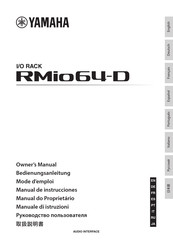 Yamaha RMio64-D Manual De Instrucciones