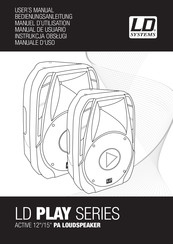 LD Systems PLAY SERIE Manual De Usuario