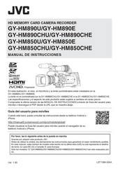 JVC GY-HM890U Manual De Instrucciones