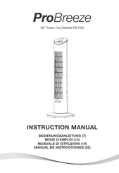 ProBreeze PB-F03 Manual De Instrucciones