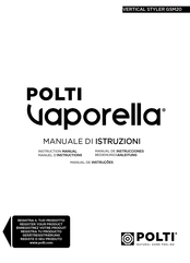 POLTI VAPORELLA VERTICAL STYLER GSM20 Manual De Instrucciones