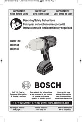 Bosch HTH182 Instrucciones De Funcionamiento