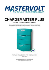 Mastervolt CHARGEMASTER PLUS 12/75-3 Manual Del Usuario