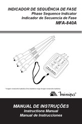 Minipa MFA-840A Manual De Instrucciones