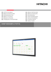 Hitachi CSNET Manager 2 T10 Manual De Instrucciones