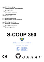 Carat S-Coup 350 Manual De Instrucciones