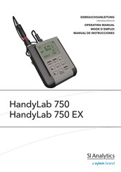 SI Analytics HandyLab 750 Manual De Instrucciones