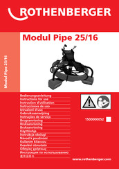 Rothenberger Modul Pipe 25/16 Instrucciones De Uso