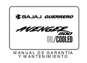 Bajaj AVENGER 200 Manual De Garantía Y Mantenimiento