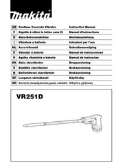 Makita VR251D Manual De Instrucciones