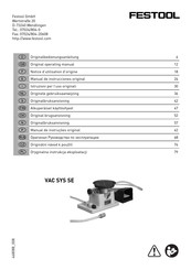 Festool 580062 Manual De Instrucciones Original