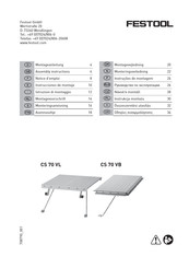 Festool 488060 Instrucciones De Montaje