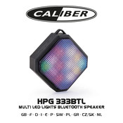 Caliber HPG 333BTL Manual De Instrucciones