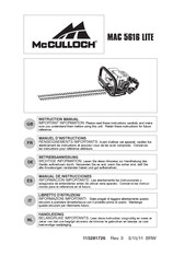 McCulloch MAC 5616 LITE Manual De Instrucciones