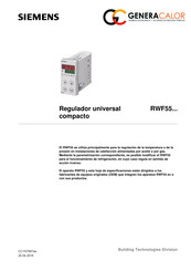 Siemens RWF55 Serie Manual De Uso