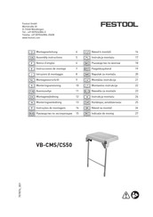 Festool VB-CMS/CS50 Instrucciones De Montaje